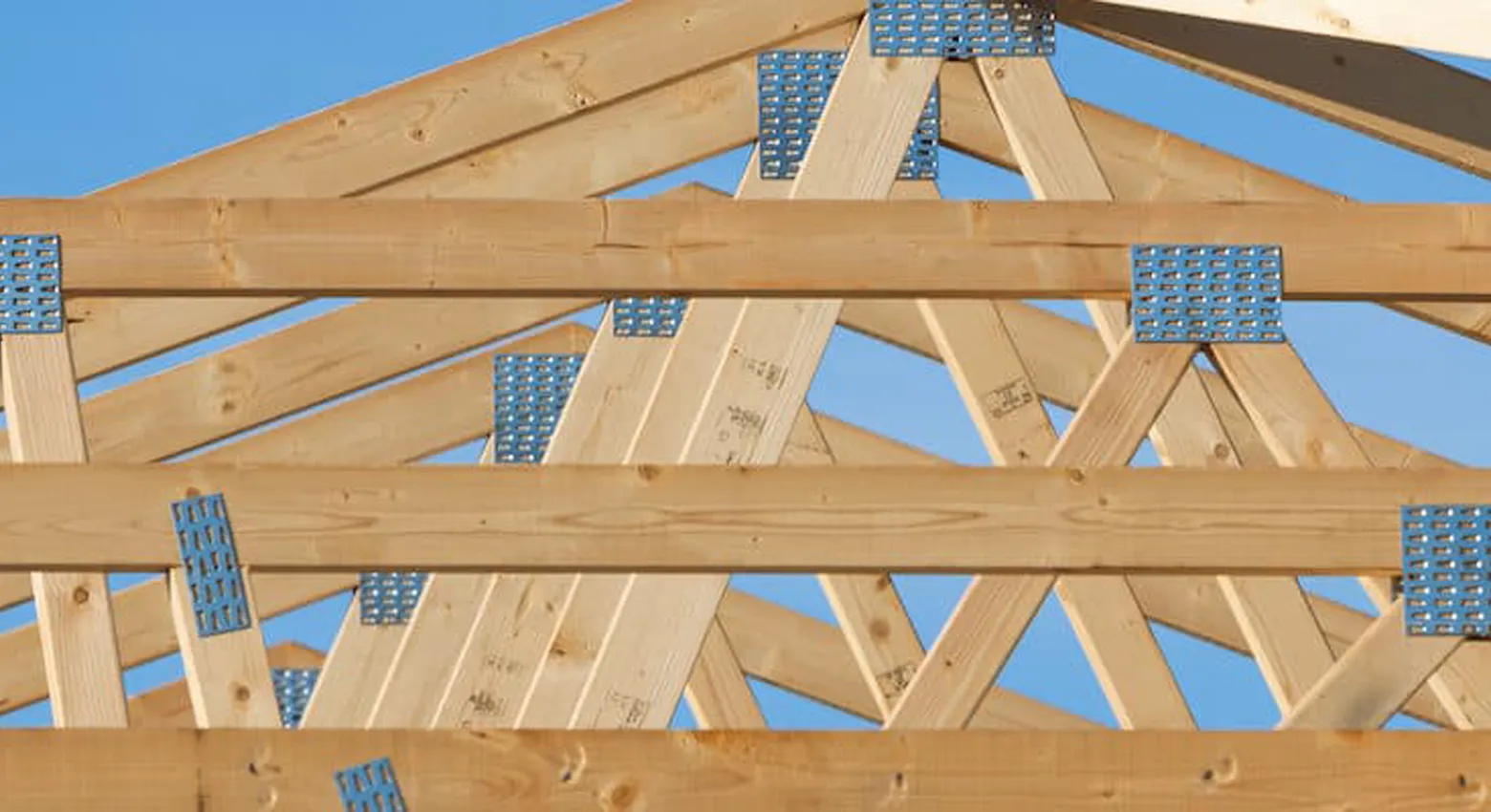 Estructura de edificio de madera 