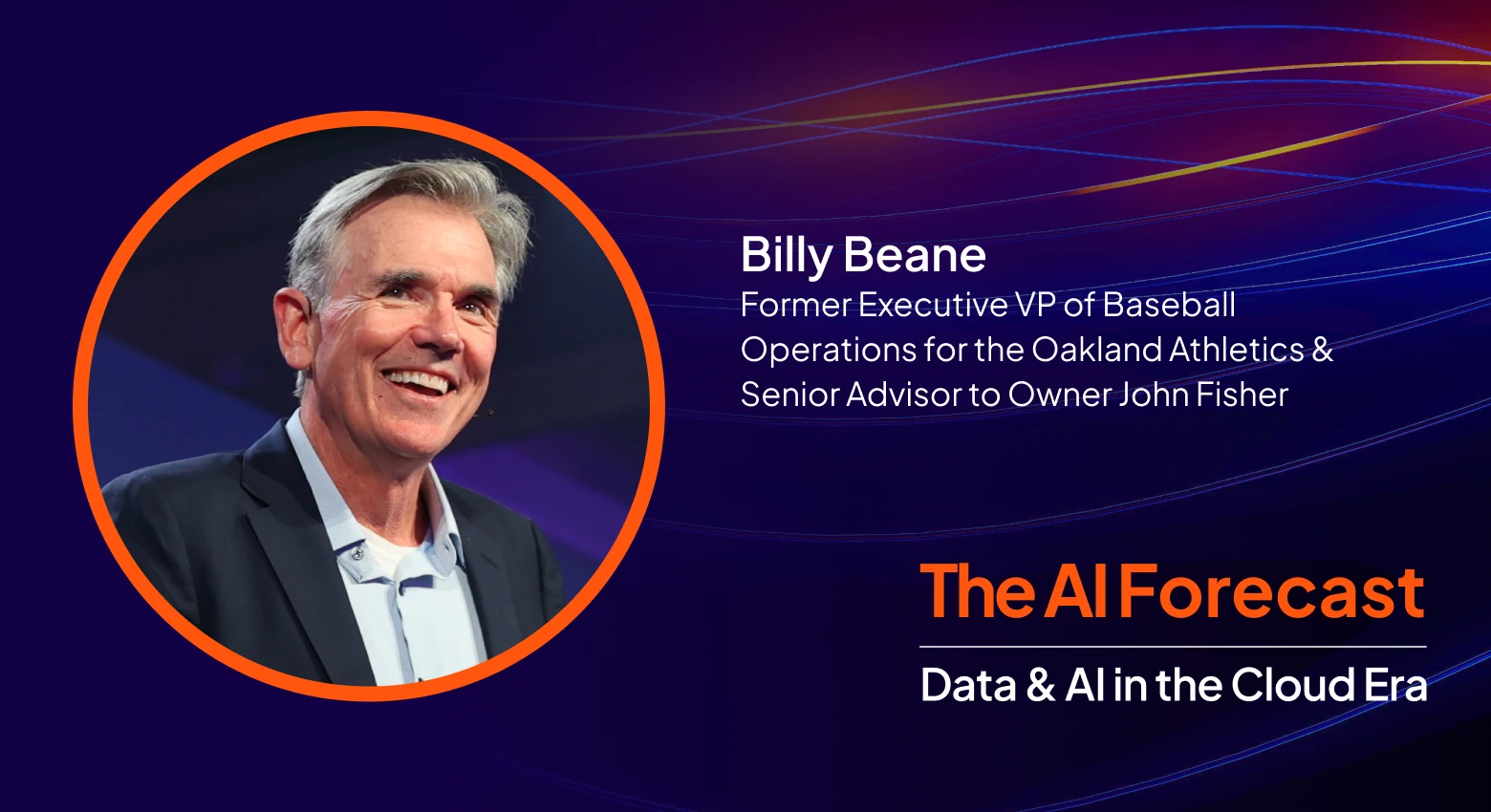 Billy Beane, exvicepresidente ejecutivo de operaciones de béisbol de los Oakland Athletics y asesor sénior del propietario John Fisher