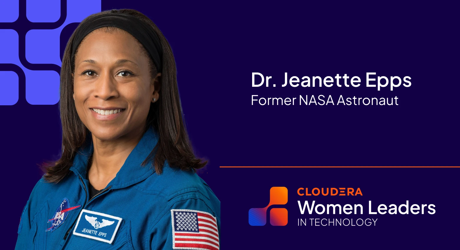 Escucha a la Dra. Jeanette Epps, exastronauta de la NASA.