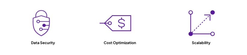 Imagen: Consideraciones clave para la colocación de la carga de trabajo