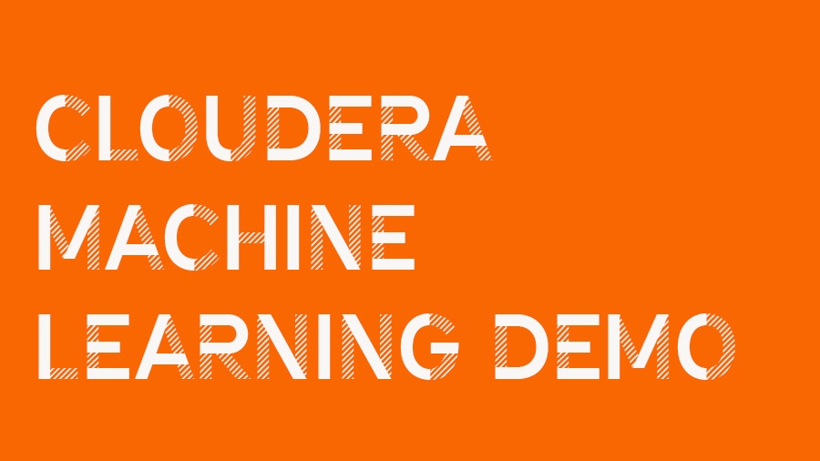 Demostración de Machine Learning de Cloudera