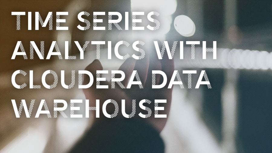 Análisis de series temporales con Cloudera Data Warehouse