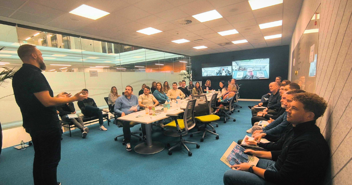 Interior de oficina de Cloudera 