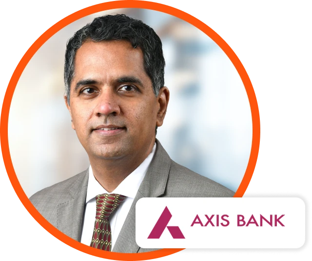 Headshot of Balaji Narayanamurthy, President and Head of Business Intelligence Unit, Axis Bank