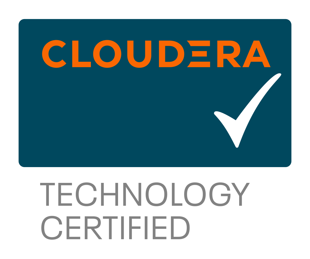 Insignia de certificación tecnológica de Cloudera