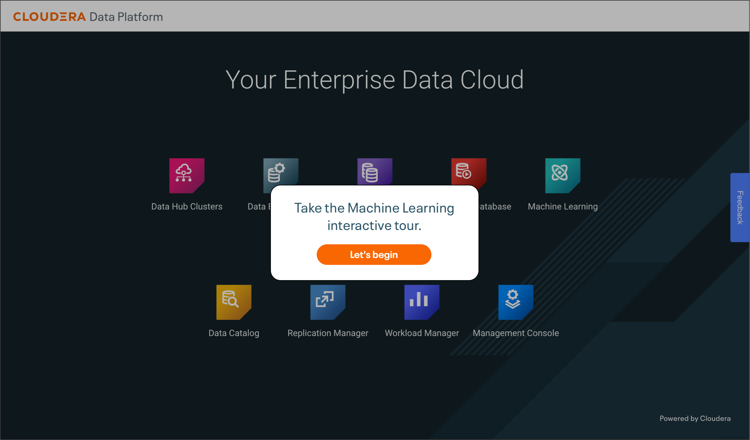 Haga un recorrido interactivo de Cloudera Machine Learning